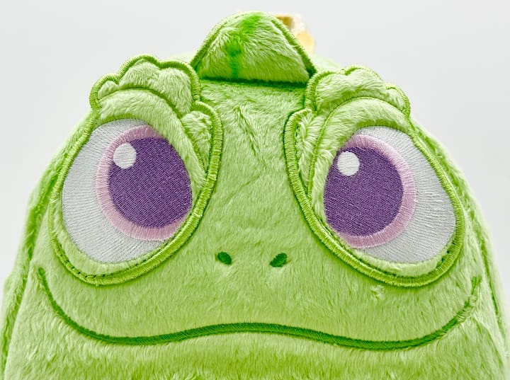 Loungefly Disney Parks Pascal Cosplay Mini Backpack Rapunzel Bag Front Top