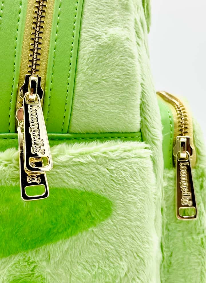 Loungefly Disney Parks Pascal Cosplay Mini Backpack Rapunzel Bag Zips