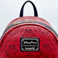 Loungefly Disney Parks Pirates of the Caribbean Mini Backpack Redd Bag Front Enamel Logo