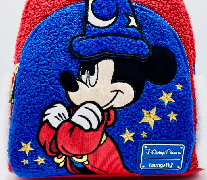 Loungefly Disney Parks Sorcerer Mickey Mouse Mini Backpack Paris Front Bottom
