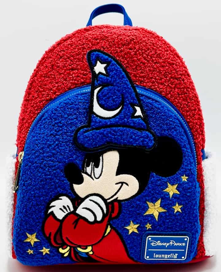 Loungefly Disney Parks Sorcerer Mickey Mouse Mini Backpack Paris Front Full View