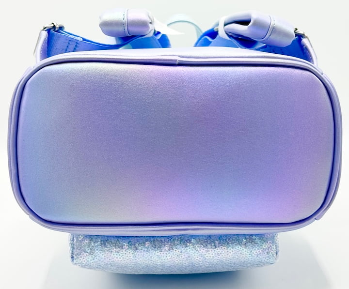 Loungefly Disney Parks Winter Blue Sequin Mini Backpack Bag Base