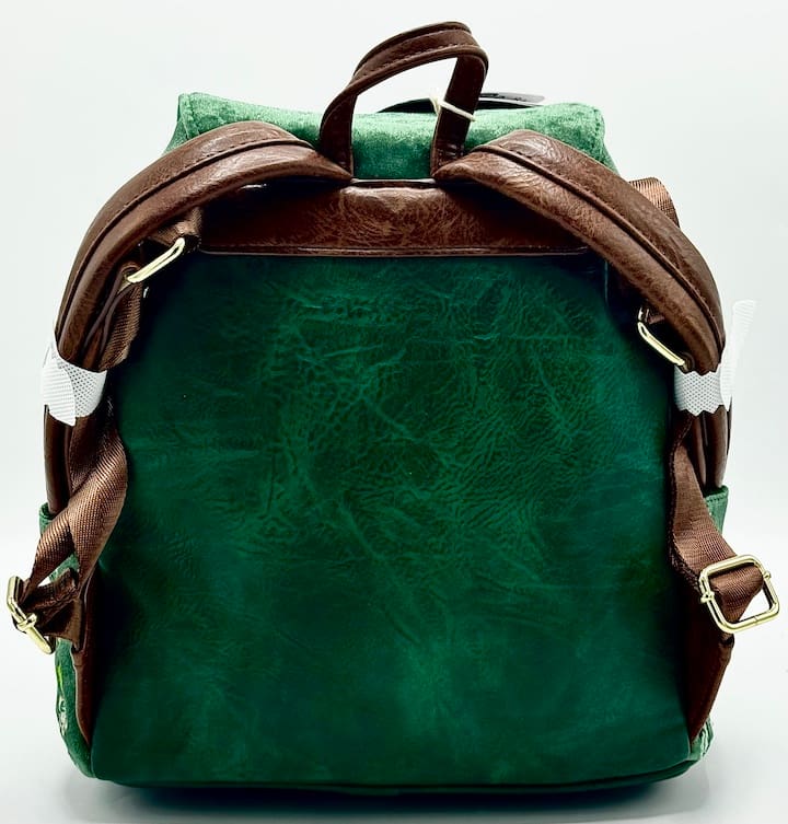 Loungefly Disney Peter Pan Quilted Velvet Mini Backpack Tinkerbell Bag Back