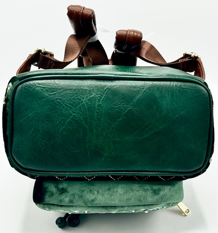 Loungefly Disney Peter Pan Quilted Velvet Mini Backpack Tinkerbell Bag Base