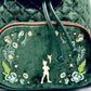 Loungefly Disney Peter Pan Quilted Velvet Mini Backpack Tinkerbell Bag Front Pocket