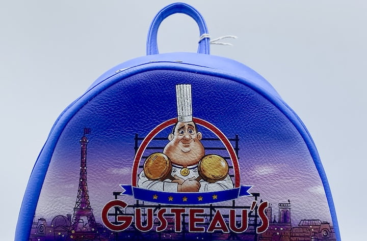 Loungefly Disney Pixar Ratatouille Mini Backpack Remy Gusteau Bag Front Top Artwork