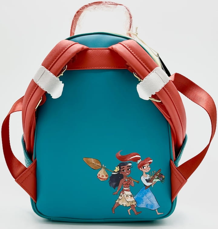 Loungefly Disney Princess Moana Ariel Mini Backpack Little Mermaid Bag Back