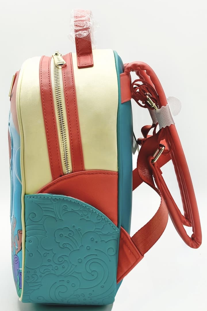 Loungefly Disney Princess Moana Ariel Mini Backpack Little Mermaid Bag Left Side