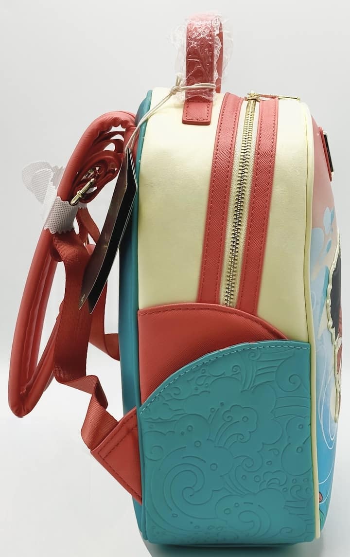 Loungefly Disney Princess Moana Ariel Mini Backpack Little Mermaid Bag Right Side