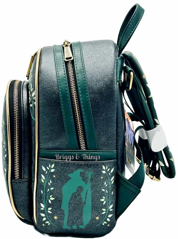 Loungefly Doors of Durin Mini Backpack Lord of the Rings Bag Left Side