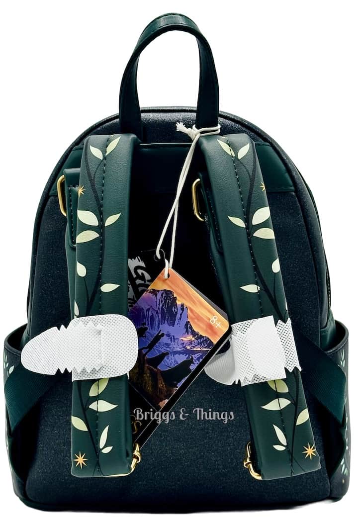 Loungefly Doors of Durin Mini Backpack Lord of the Rings Bag Straps
