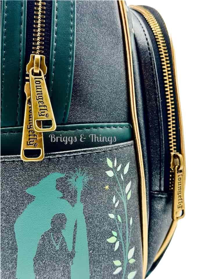 Loungefly Doors of Durin Mini Backpack Lord of the Rings Bag Zips