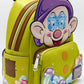Loungefly Dopey Diamond Gemstone Mini Backpack Snow White Bag Front Full View Lenticular Right