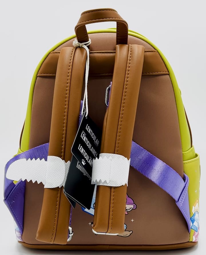 Loungefly Dopey Diamond Gemstone Mini Backpack Snow White Bag Straps