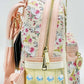 Loungefly Duchess in Paris Floral Mini Backpack Disney Aristocats Bag Right Side