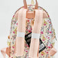 Loungefly Duchess in Paris Floral Mini Backpack Disney Aristocats Bag Straps