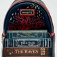 Loungefly Edgar Allen Poe Mini Backpack Horror Books Bag Front Full View
