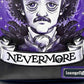 Loungefly Edgar Allen Poe Portrait Mini Backpack Nevermore Bag Front Wording