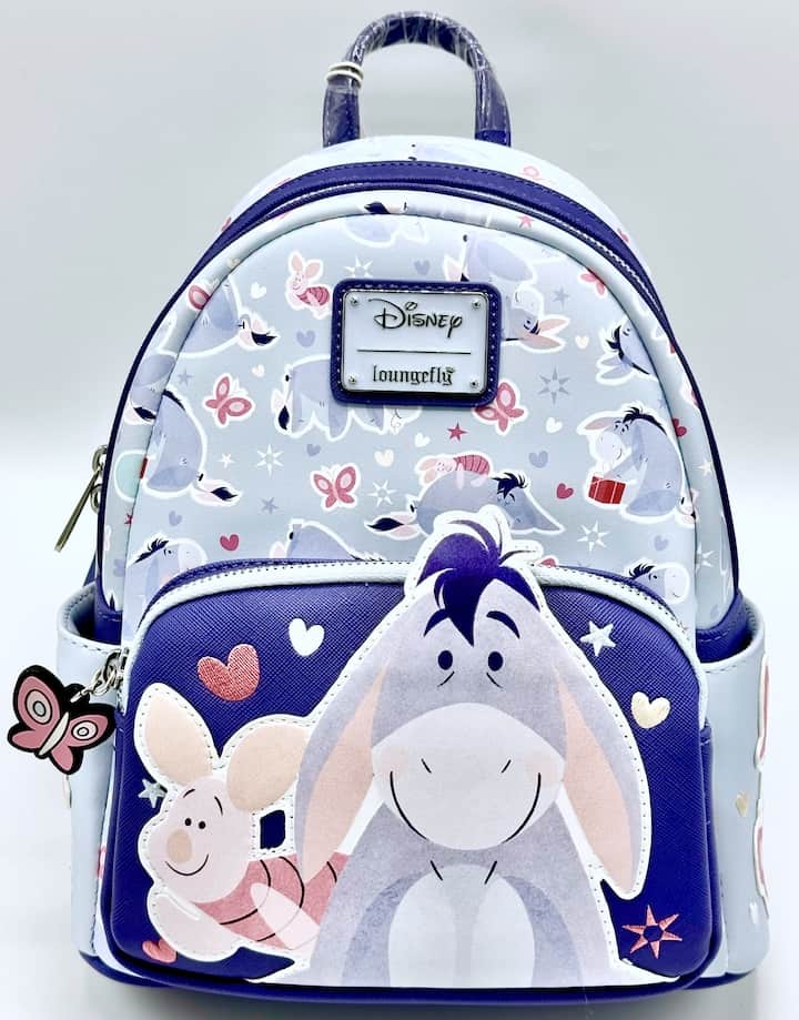 eeyore mini backpack Loungefly Eeyore Piglet Butterfly Mini Backpack Disney Winnie the Pooh