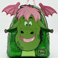 Loungefly Elliot Sequin Mini Backpack Disney Pete's Dragon Bag Front Face Applique With Full Wings