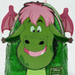 Loungefly Elliot Sequin Mini Backpack Disney Pete's Dragon Bag Front Face Applique With Partial Wings