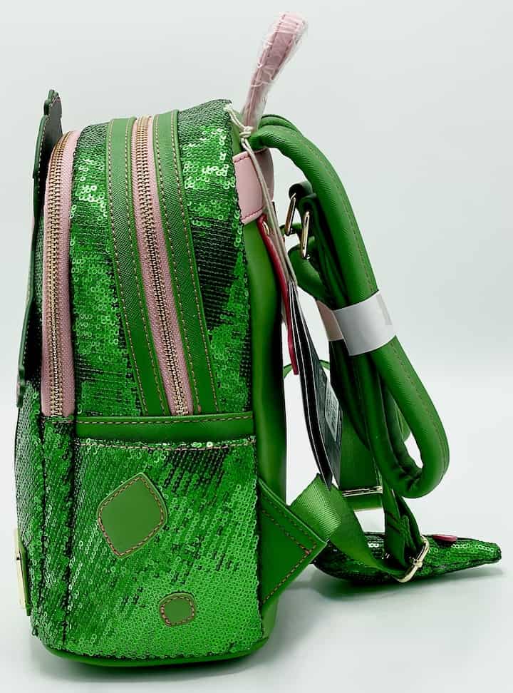 Loungefly Elliot Sequin Mini Backpack Disney Pete's Dragon Bag Left Side