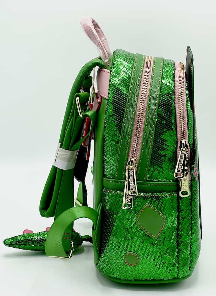 Loungefly Elliot Sequin Mini Backpack Disney Pete's Dragon Bag Right Side