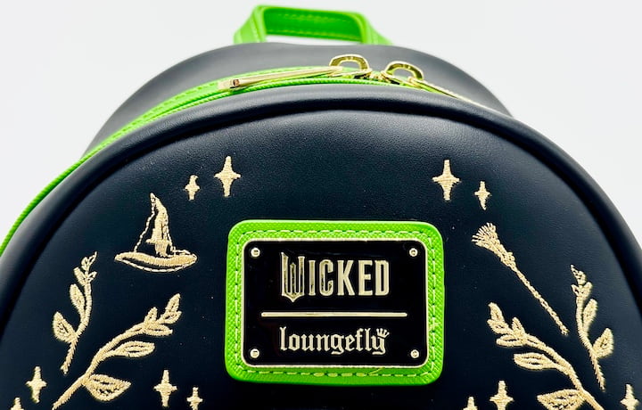 Loungefly Elphaba Defying Gravity Mini Backpack Wicked Bag Front Top