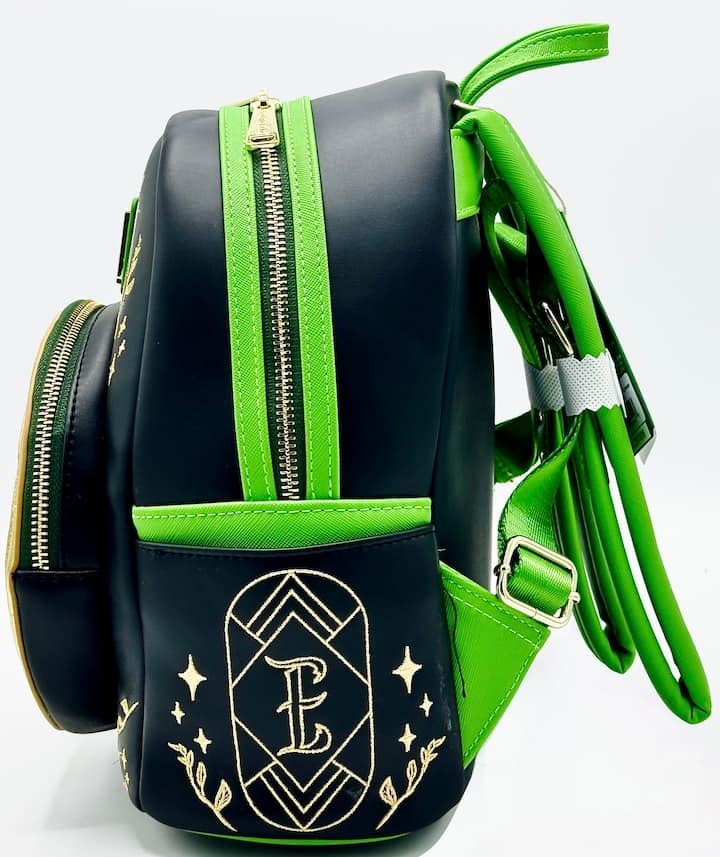 Loungefly Elphaba Defying Gravity Mini Backpack Wicked Bag Left Side