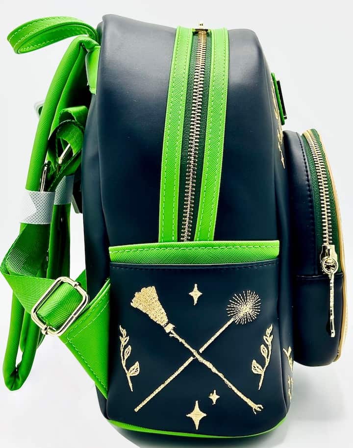 Loungefly Elphaba Defying Gravity Mini Backpack Wicked Bag Right Side