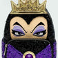 Loungefly Evil Queen Sequin Mini Backpack Disney Snow White Bag Front Full View