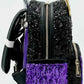 Loungefly Evil Queen Sequin Mini Backpack Disney Snow White Bag Right Side