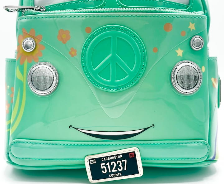 Loungefly Fillmore Mini Backpack Disney Pixar Cars Cosplay Bag Front Bottom