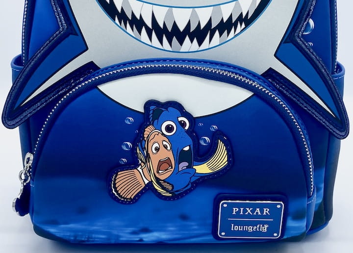 Loungefly Finding Nemo Mini Backpack Disney Pixar Bruce Marlin Dory Bag Front Pocket