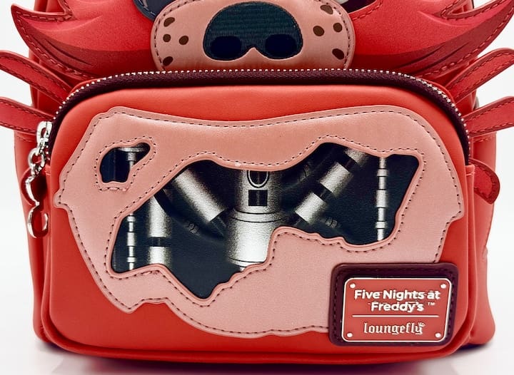 Loungefly Foxy Mini Backpack Five Nights At Freddy’s Bag NYCC 2025 Front Bottom