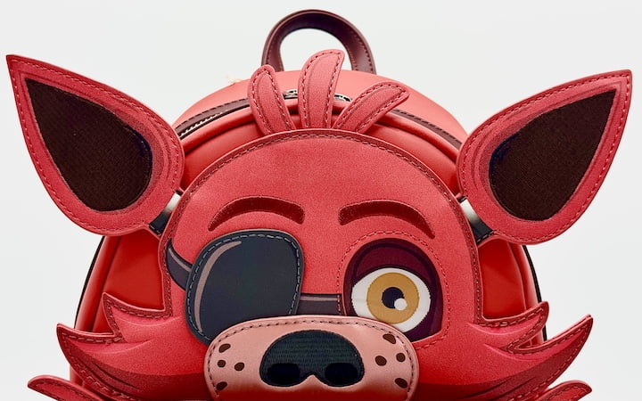 Loungefly Foxy Mini Backpack Five Nights At Freddy’s Bag NYCC 2025 Front Top