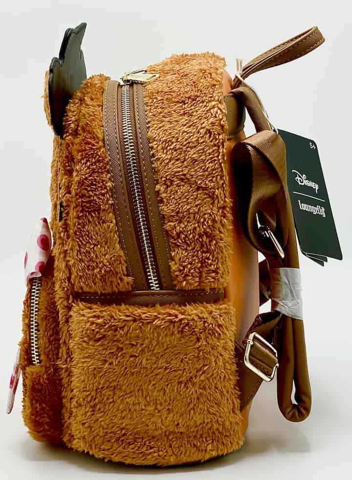 Loungefly Fozzie Bear Cosplay Mini Backpack Disney The Muppets Bag Left Side