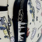Loungefly Friends Lobster AOP Mini Backpack Warner Brothers Icons Bag New York Skyline Keyring