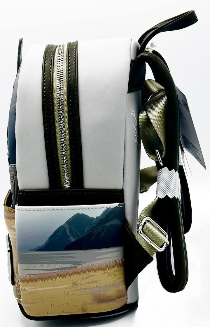 Loungefly Gandalf Minas Tirith Mini Backpack Lord of the Rings Bag Left Side