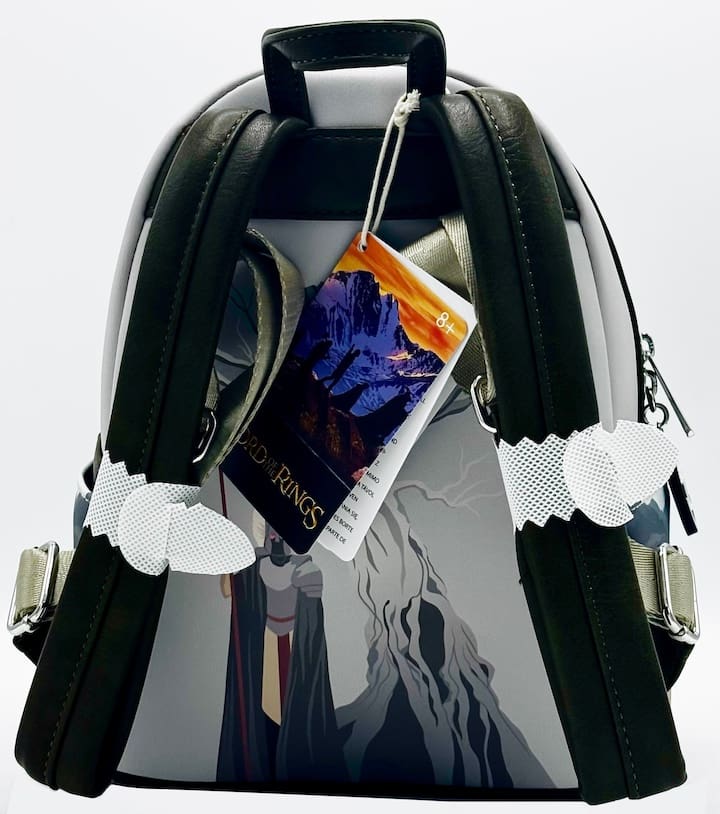 Loungefly Gandalf Minas Tirith Mini Backpack Lord of the Rings Bag Straps