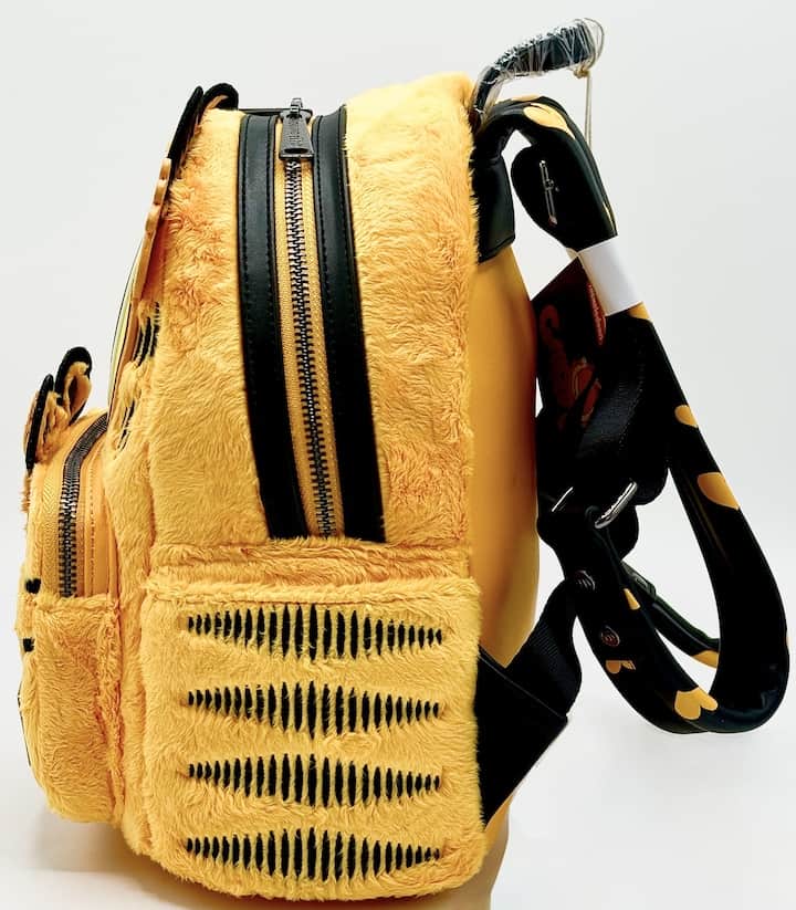 Loungefly Garfield & Pooky Mini Backpack Nickelodeon Plush Cosplay Bag Left Side