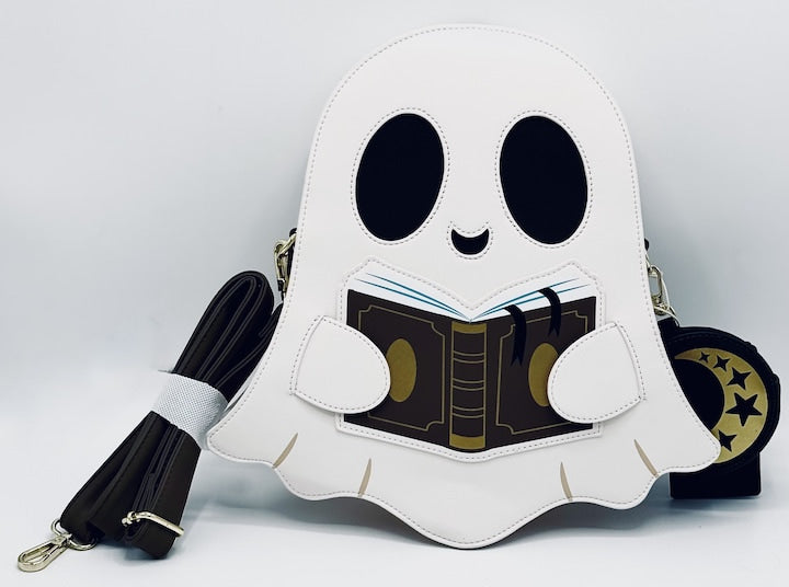 Loungefly Ghost Book Crossbody Bag Books A Million Front With Strap