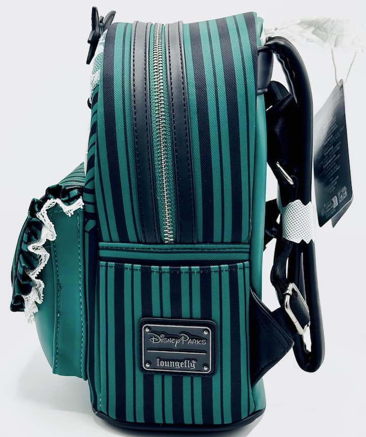 Loungefly Ghost Host Mini Backpack Disney Parks Haunted Mansion Bag Left Side