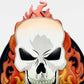 Loungefly Ghost Rider Mini Backpack Marvel Johnny Blaze Bag Front Flames and Skull Applique