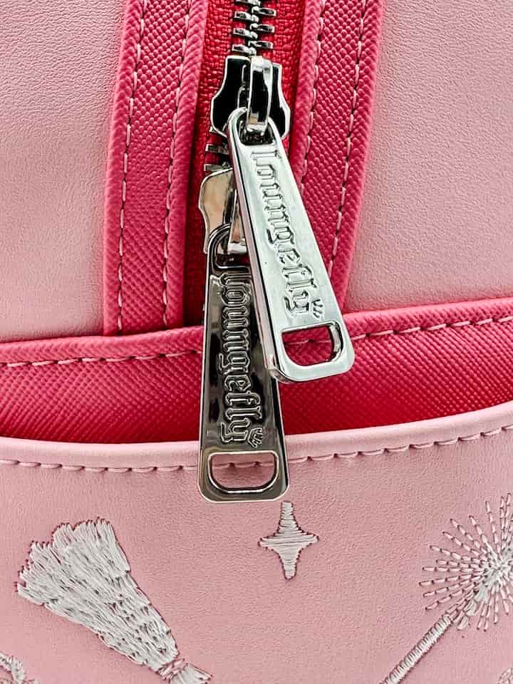 Loungefly Glinda Pink Bubble Mini Backpack Wicked For Good Bag Zips