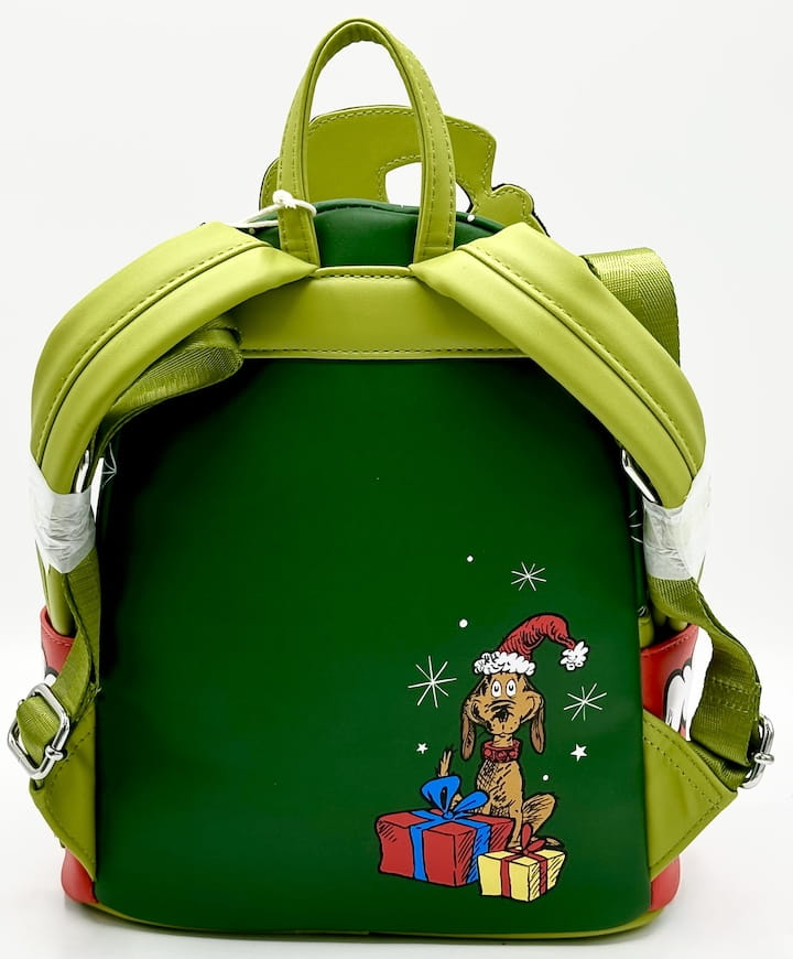 Loungefly Grinch Max Christmas Present Mini Backpack Dr Seuss Bag Back