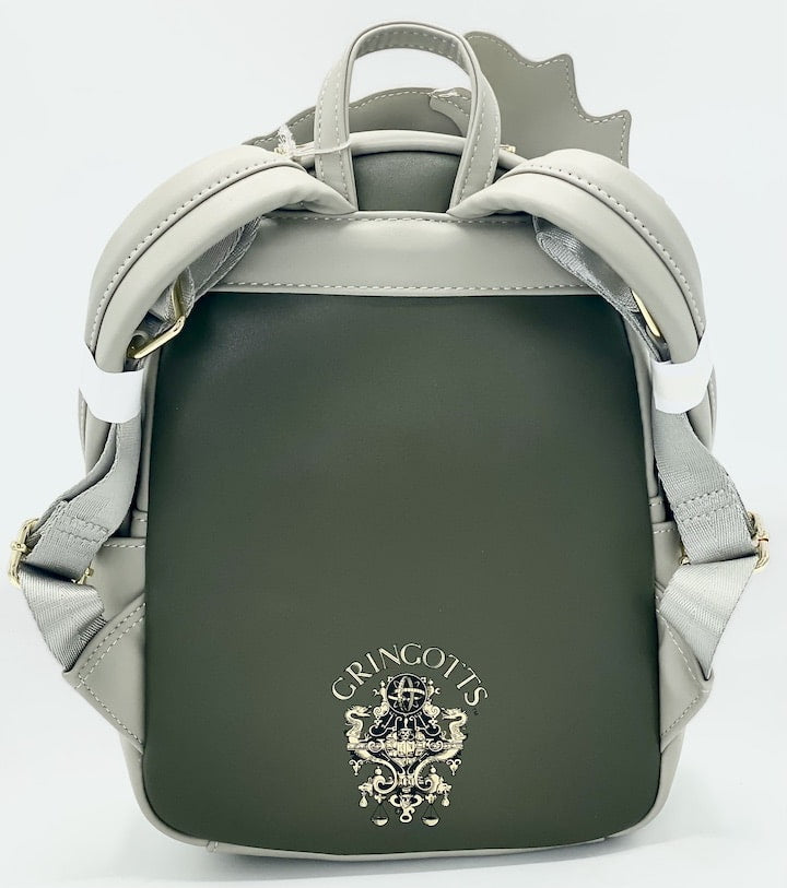 Loungefly Gringotts Mini Backpack Harry Potter Diagon Alley Dragon Bag Back