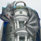 Loungefly Gringotts Mini Backpack Harry Potter Diagon Alley Dragon Bag Top Applique