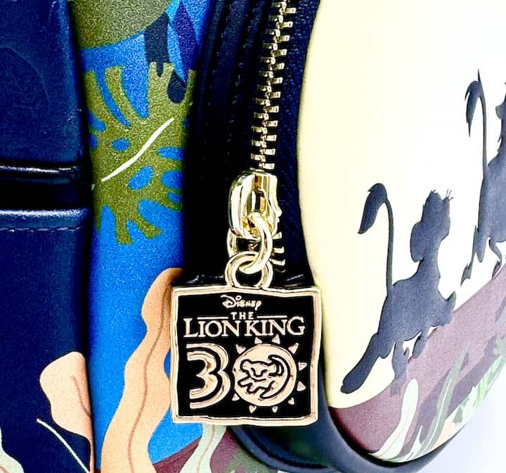 Loungefly Hakuna Matata Mini Backpack Disney Lion King 30th Glow Bag Keyring
