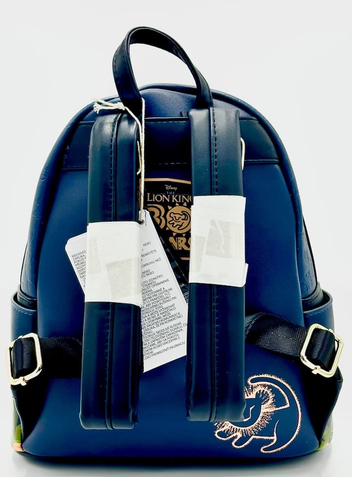 Loungefly Hakuna Matata Mini Backpack Disney Lion King 30th Glow Bag Straps